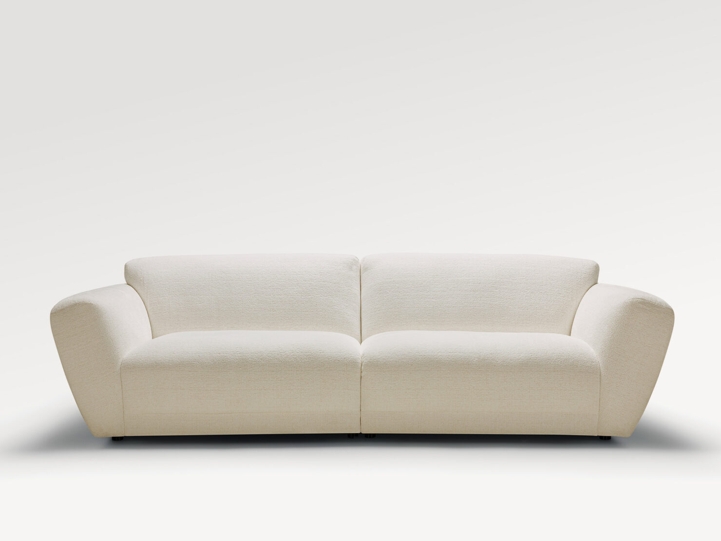 acheter Canapé 4 places tissu chenille blanc AMNEVILLE - 268x104x79/44cm - FRANCE CANAPÉ ®