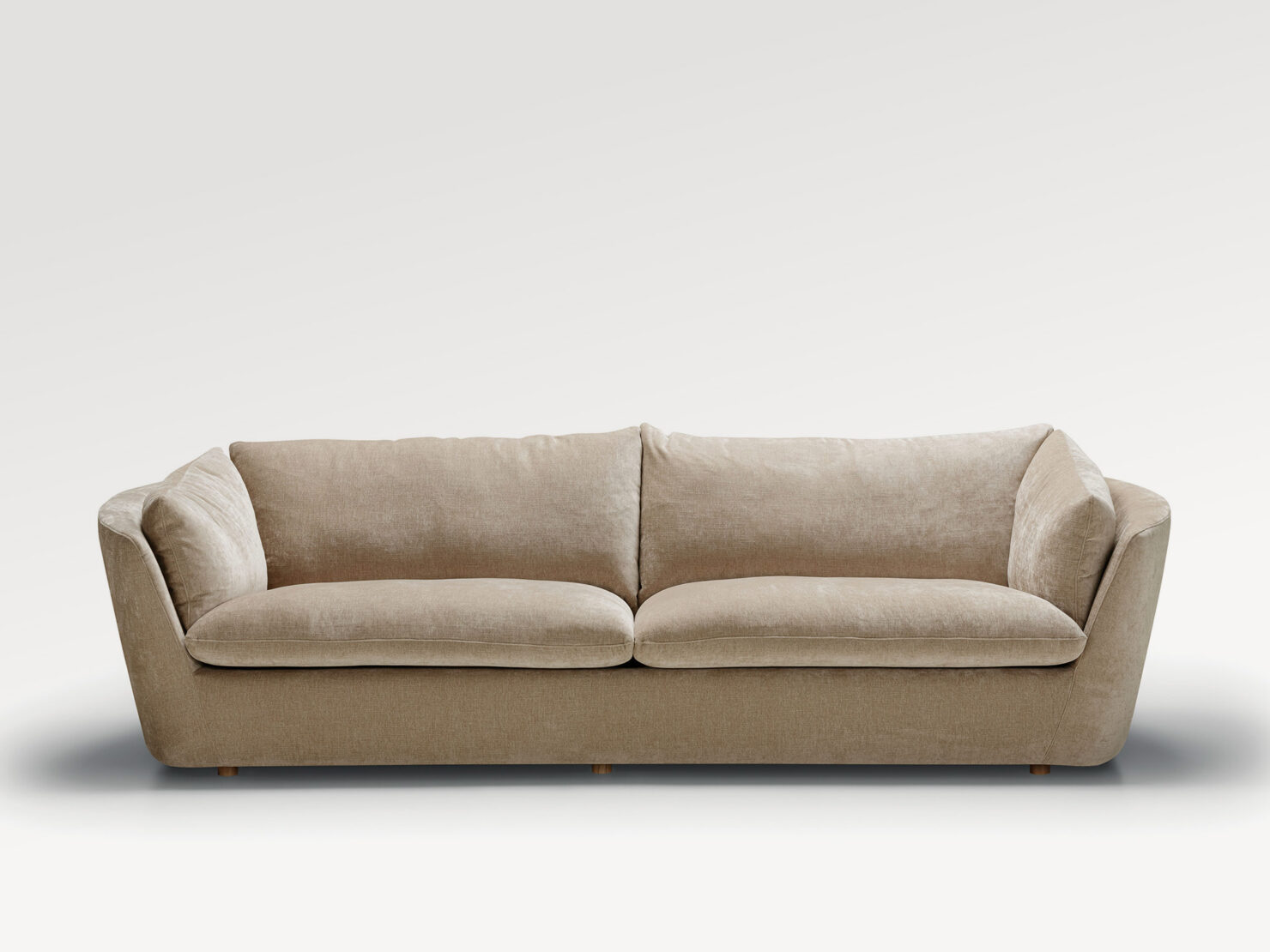 acheter Canapé 3 places XL tissu chenille beige Bazillac - 270x99x79/41cm - FRANCE CANAPÉ ®