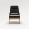 acheter Fauteuil cuir noir Saint-Cloud - 73x83x100/45cm - FRANCE CANAPÉ ®