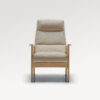 acheter Fauteuil tissu chenille beige Saint-Cloud - 73x83x100/45cm - FRANCE CANAPÉ ®