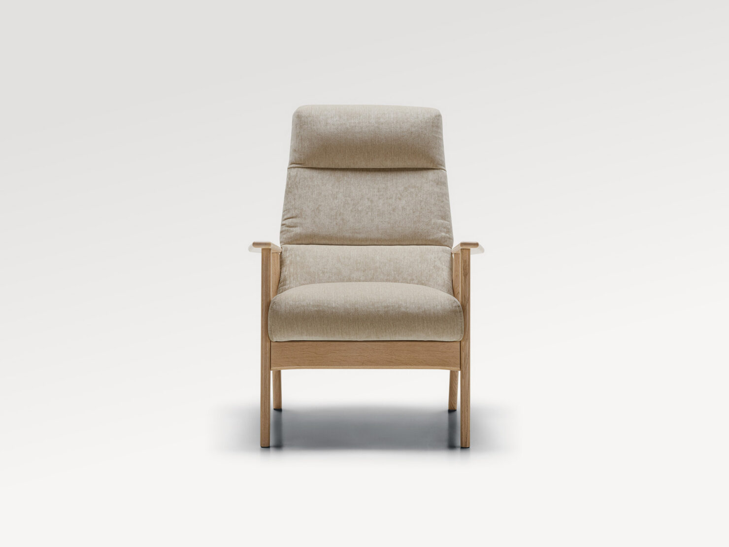 acheter Fauteuil tissu chenille beige Saint-Cloud - 73x83x100/45cm - FRANCE CANAPÉ ®