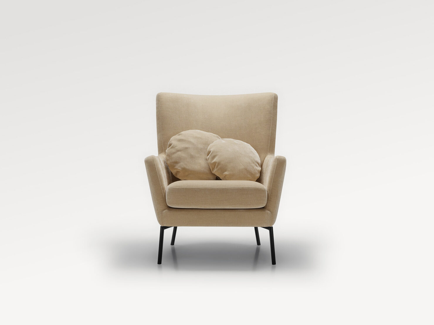 acheter Fauteuil tissu chenille beige Dommartin - 78 x 97 x 92cm - FRANCE CANAPÉ ®
