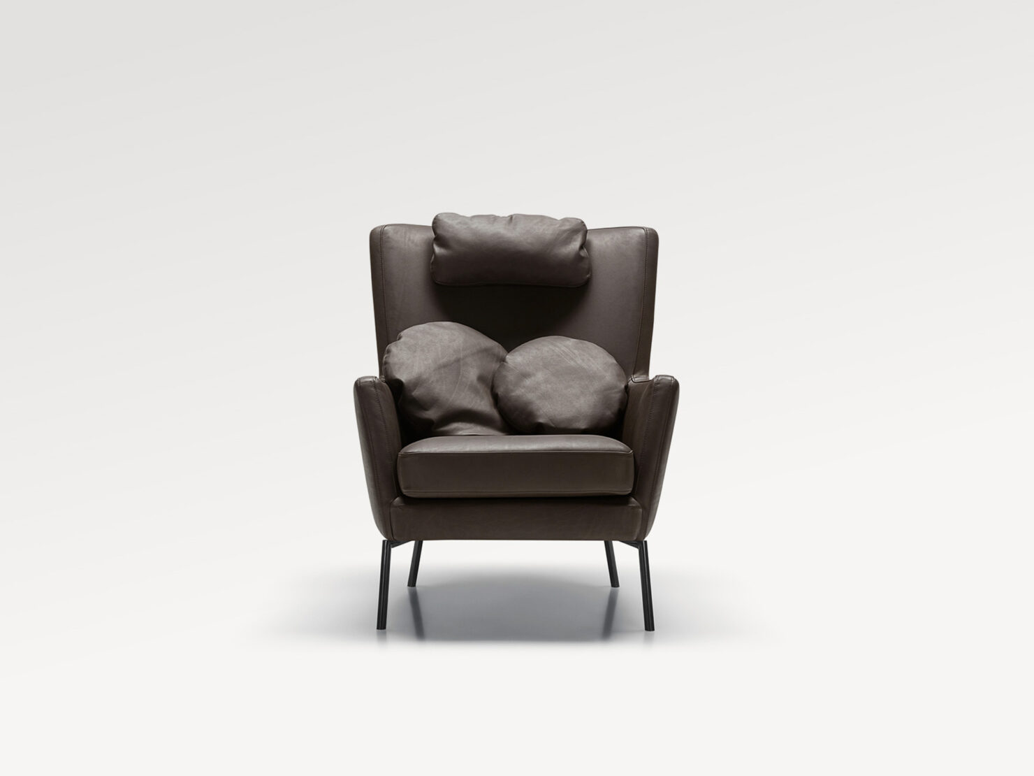 acheter Fauteuil cuir marron Dommartin - 78 x 97 x 92cm - FRANCE CANAPÉ ®