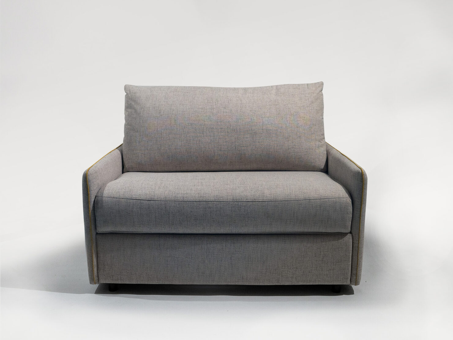acheter Petit canapé convertible tissu chiné gris  - cm - FRANCE CANAPÉ ®