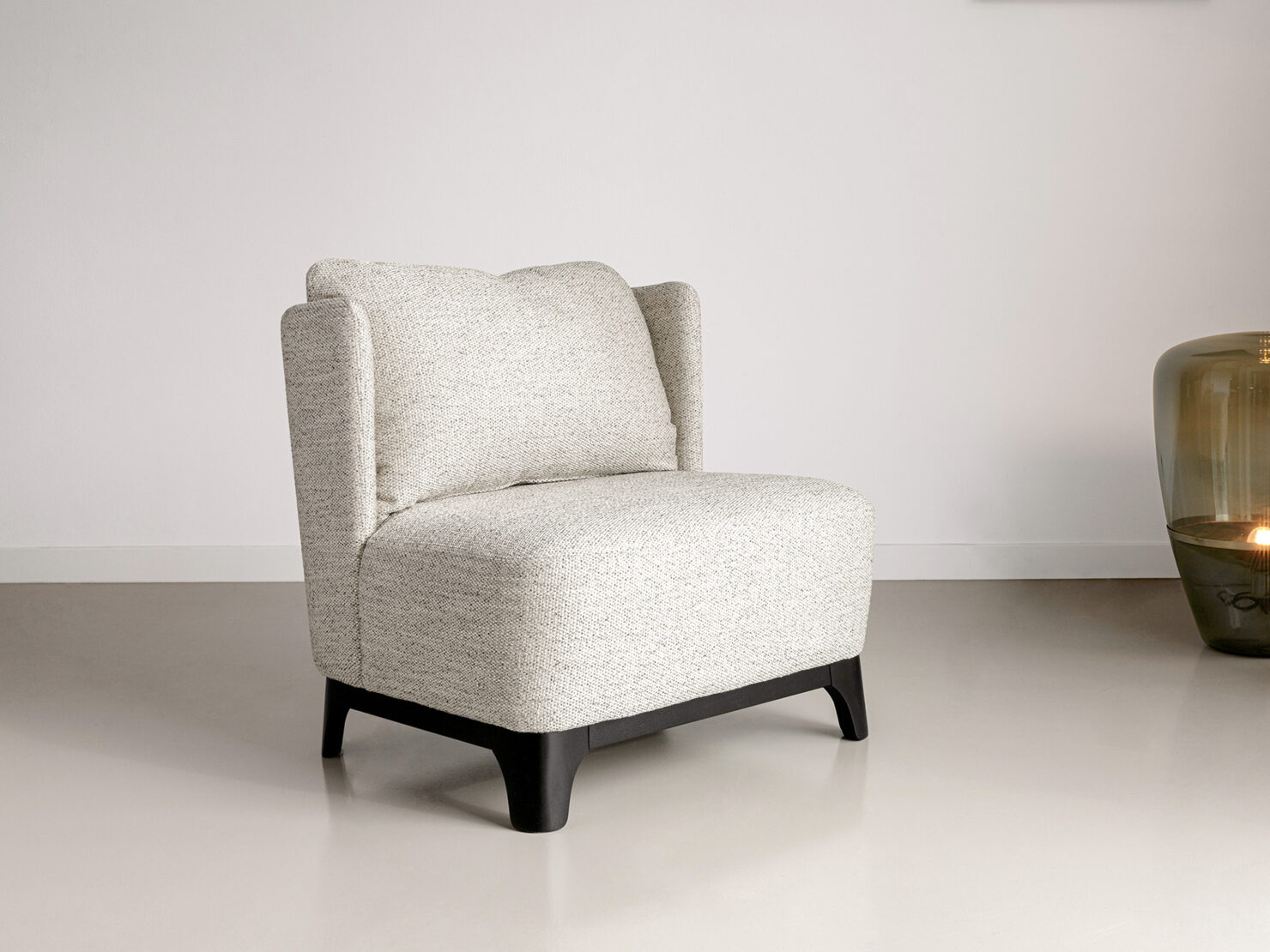 acheter Fauteuil tissu texturé beige Aurillac - 71x74x78cm - FRANCE CANAPÉ ®