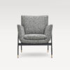 acheter Fauteuil tissu texturé gris LUBECK - 69x78x85cm - FRANCE CANAPÉ ®