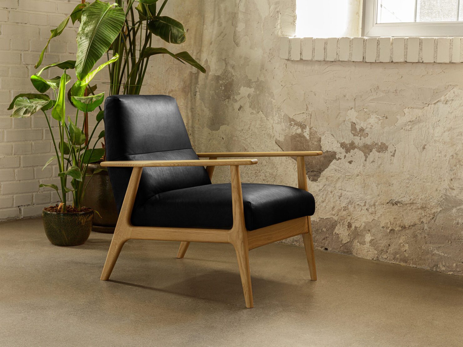 acheter Fauteuil cuir noir Jablines - 72x81x83cm - FRANCE CANAPÉ ®
