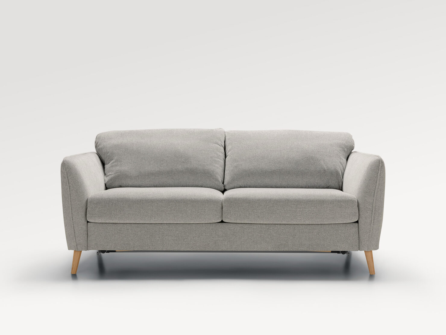 acheter Canapé 3 places convertible tissu texturé gris Lucozy - 193x99x88cm - FRANCE CANAPÉ ®