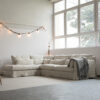 acheter Canapé d'angle tissu uni beige Montelimar - 309x220x82cm - FRANCE CANAPÉ ®