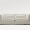 acheter Canapé 3.5 places tissu chenille blanc Snug - 260x109x83cm - FRANCE CANAPÉ ®