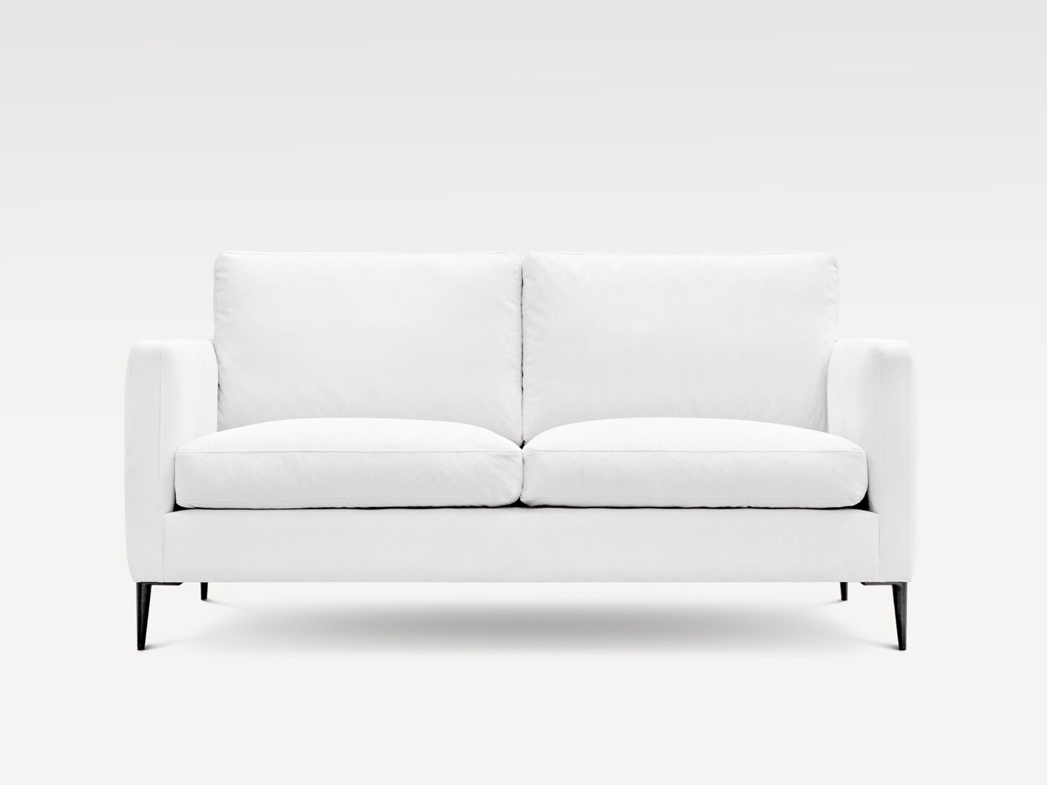 acheter Canapé 2,5 places velours côtelé blanc Drouant - 172X92X86cm - FRANCE CANAPÉ ®