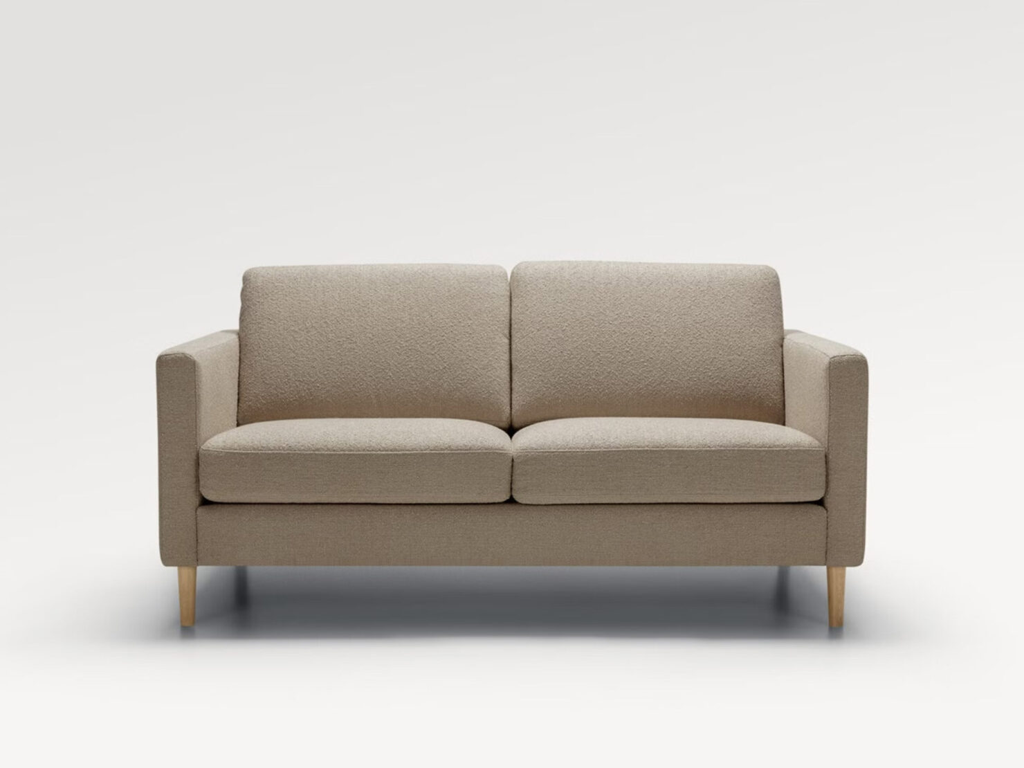 acheter Canapé 2 places tissu texturé beige Passy - 180x98x80cm - FRANCE CANAPÉ ®