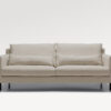 acheter Canapé 3 places tissu uni beige SEVRES - 223x103x94cm - FRANCE CANAPÉ ®
