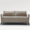 acheter Canapé 2,5 places convertible velours gris Feucherolles - 198x101x85cm - FRANCE CANAPÉ ®