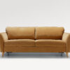 acheter Canapé convertible 4 places velours terracotta Lucozy - 213x99x88cm - FRANCE CANAPÉ ®