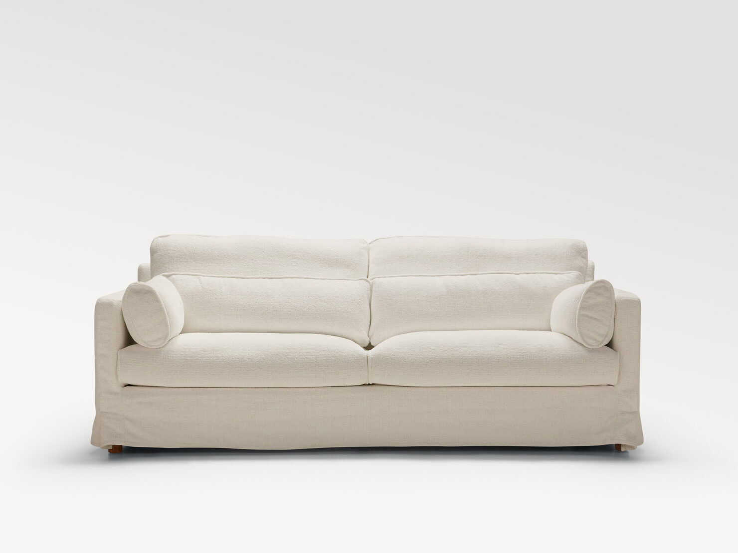 acheter Canapé 3 places tissu chenille blanc Montelimar - 218x100x82cm - FRANCE CANAPÉ ®