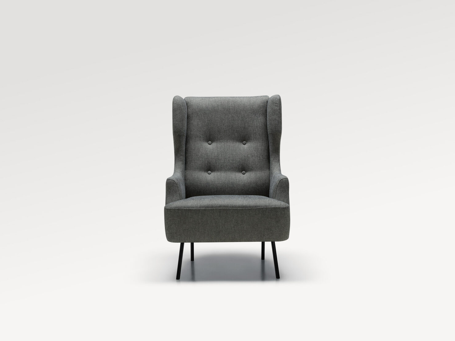 acheter Fauteuil tissu uni gris Piazzole - 72x75x108cm - FRANCE CANAPÉ ®