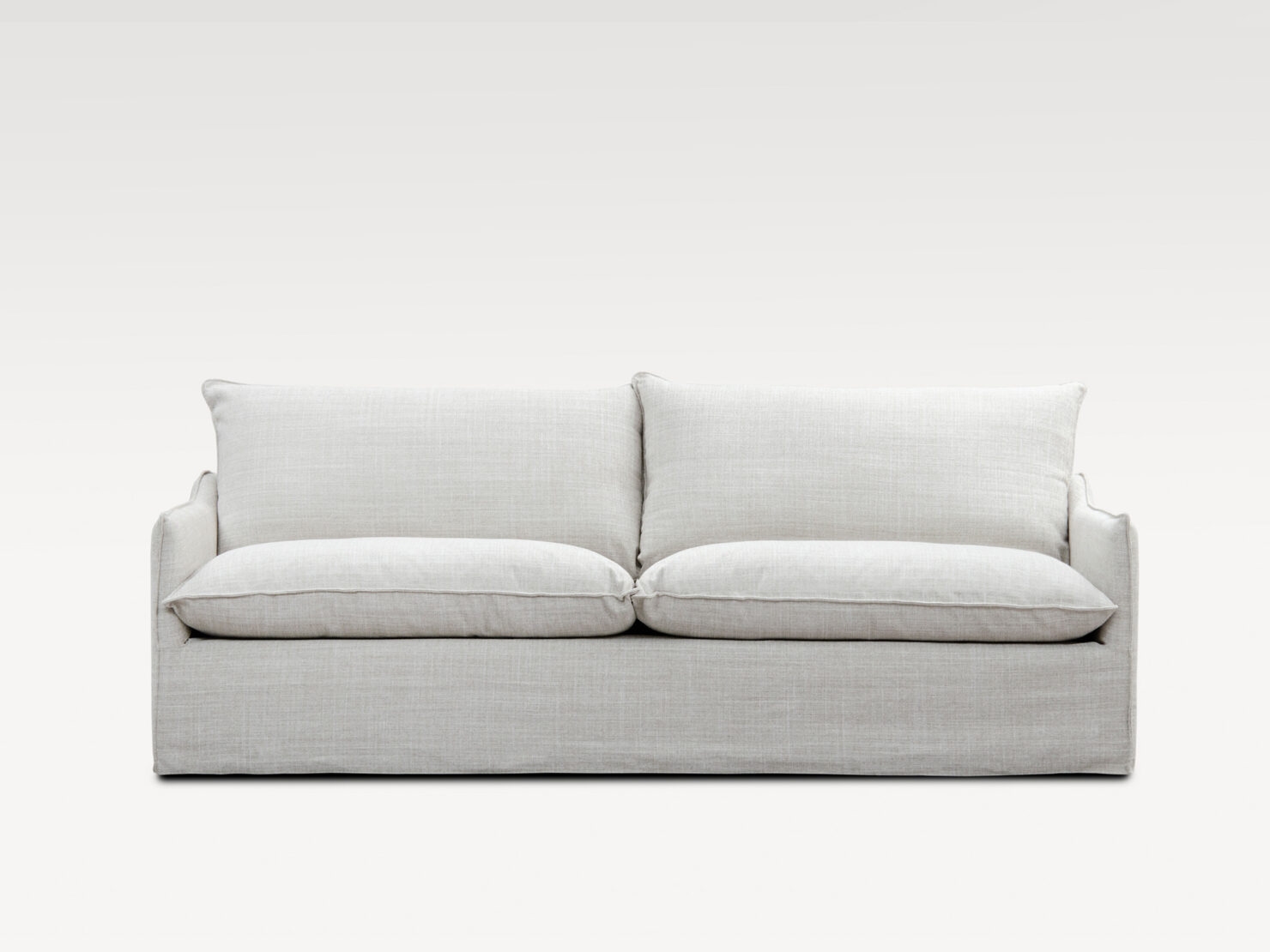 acheter Canapé 3 places tissu chiné 228/01 Nature  Valence - 220x110x77cm - FRANCE CANAPÉ ®