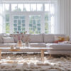 acheter Canapé d'angle tissu uni gris Eloise - 316 x 155 x 84cm - FRANCE CANAPÉ ®