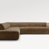 acheter Canapé d'angle tissu chenille marron Nappéa - cm - FRANCE CANAPÉ ®