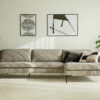 acheter Canapé d'angle tissu uni gris Noble - 316 x 98/ 152 x 81cm - FRANCE CANAPÉ ®
