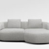 acheter Canapé angle droite  blanc Touquet - 217x146x85cm - FRANCE CANAPÉ ®