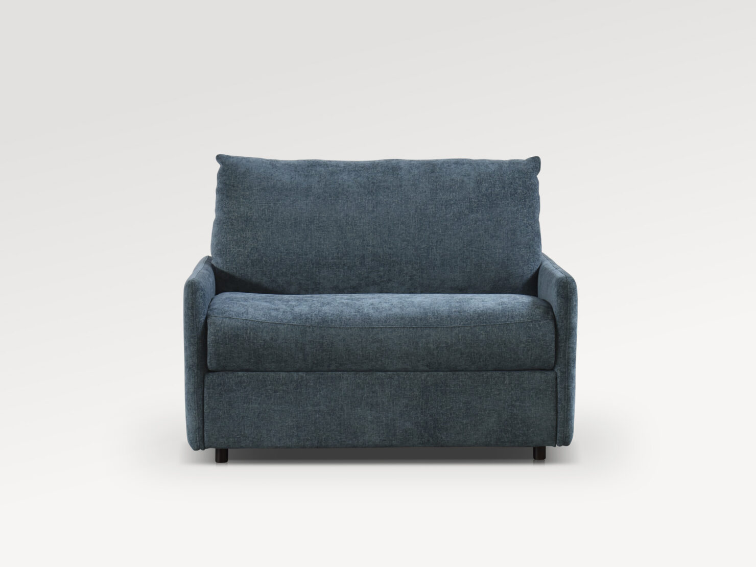 acheter Petit canapé convertible tissu chenille bleu  - cm - FRANCE CANAPÉ ®