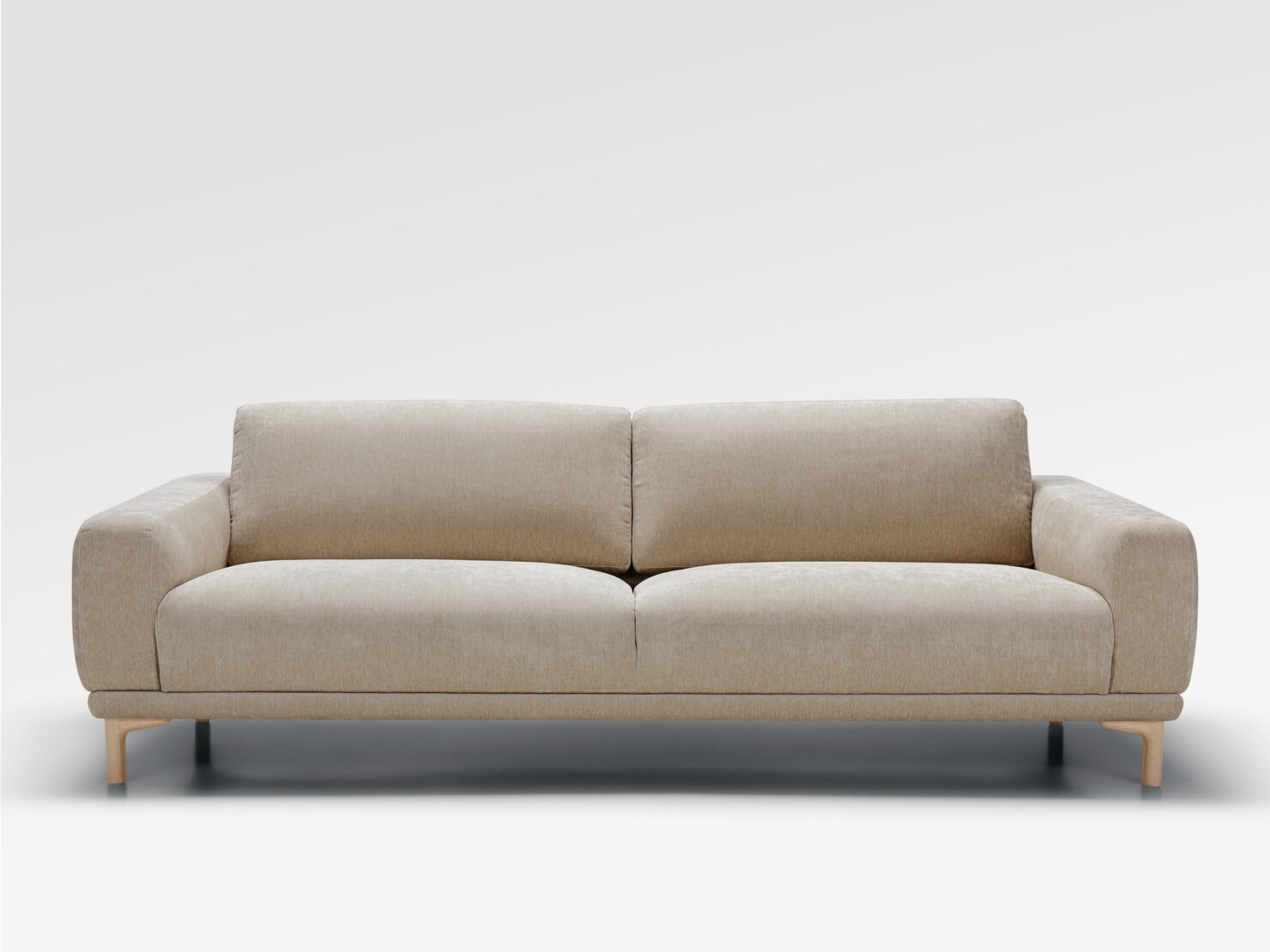 acheter Canapé 3 personnes tissu chenille 1 (a6a1) natur Elancourt - 230 x 100 x 79cm - FRANCE CANAPÉ ®
