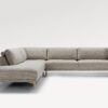 acheter Angle tissu texturé blanc Elancourt - 308 x 264 x 79cm - FRANCE CANAPÉ ®