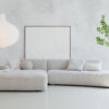 acheter Canapé d'angle  tissu uni 1 (23) natur Embrun - 367 x 145/188 x 77cm - FRANCE CANAPÉ ®