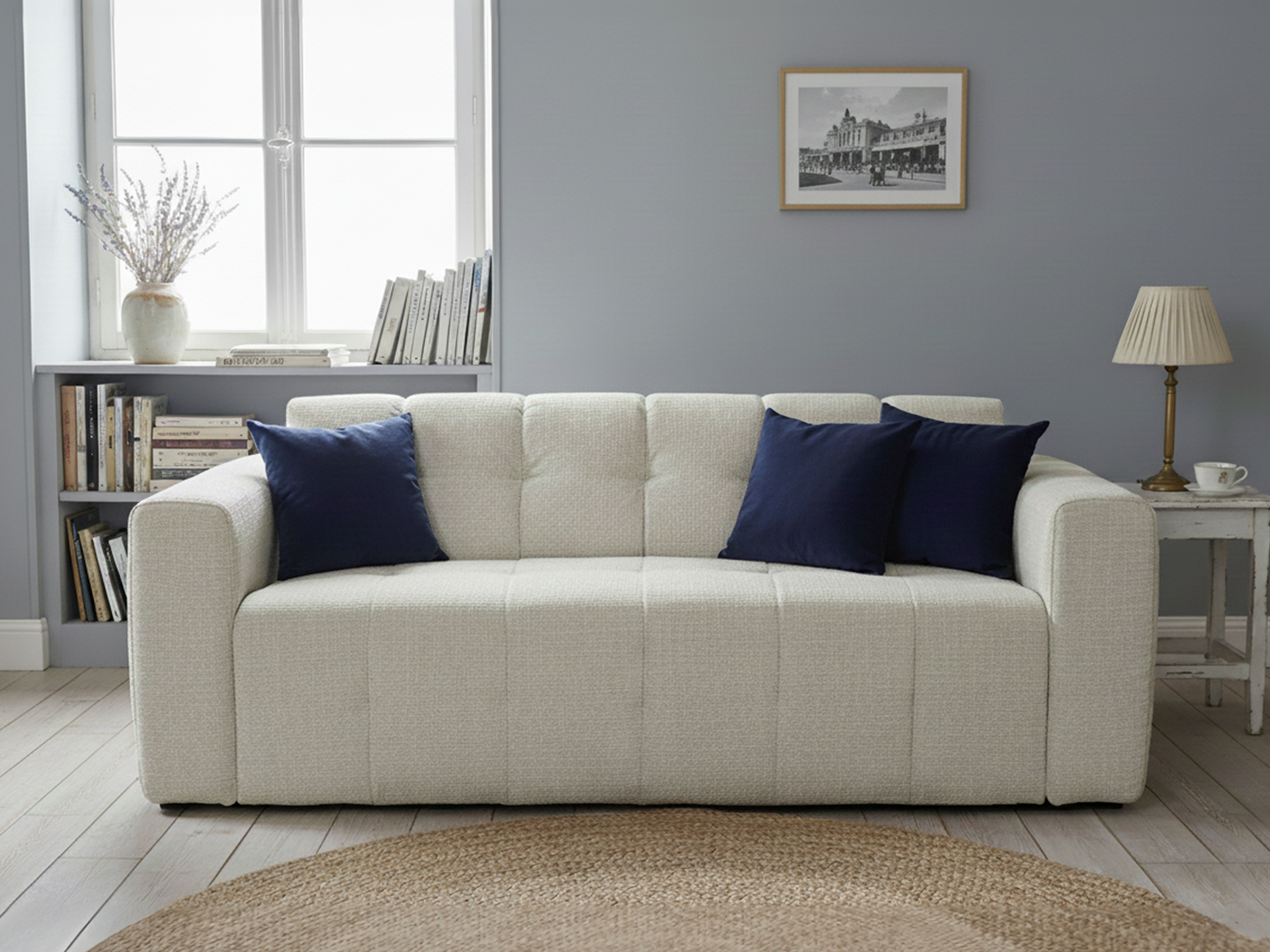 acheter Canapé convertible 3 places tissu chenille 1 Pearl Concorde - 212 x 105 x 80cm - FRANCE CANAPÉ ®