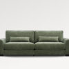 acheter Canapé 3,5 places tissu chiné blanc SACLAY - 252 x 105 x 85cm - FRANCE CANAPÉ ®