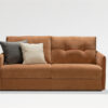 acheter Canapé convertible 3 places tissu uni 10 Caramello BALIGNAC - 178 x 99 x 87cm - FRANCE CANAPÉ ®