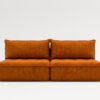 acheter Canapé modulable (2 éléments) tissu chenille blanc OPIO - 212 x 106 x 75cm - FRANCE CANAPÉ ®
