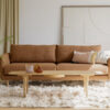 acheter Canapé 3 places tissu texturé 5 (8957) copper brown Biarritz - 212 x 97 x 82cm - FRANCE CANAPÉ ®