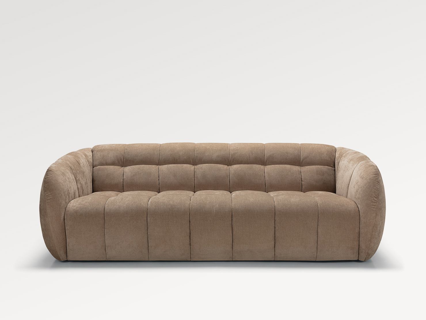acheter Canapé 3 places tissu chenille 2 cold beige Cannes - 210 x 108 x 77cm - FRANCE CANAPÉ ®