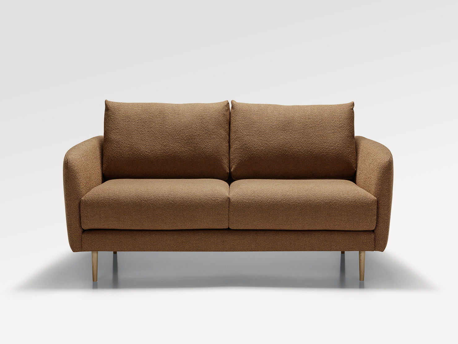 acheter Canapé 2 places tissu texturé 5 (8957) copper brown Biarritz - 145 x 97 x 82cm - FRANCE CANAPÉ ®