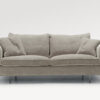 acheter Canapé 2 places tissu chenille 2 light grey Jayac - 185x86x81/47cm - FRANCE CANAPÉ ®