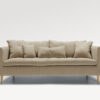 acheter Canapé 2 places tissu uni 1419 natur Lacanau - 200X107X84cm - FRANCE CANAPÉ ®