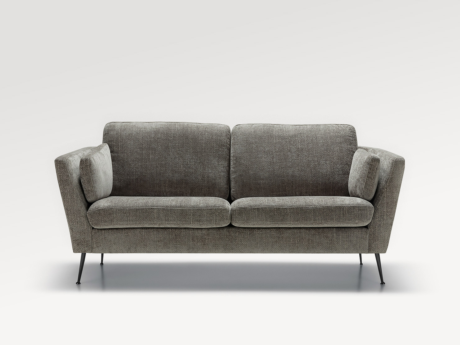 acheter Canapé 2 places tissu chenille 8 grey Mabillon - 180x87x84cm - FRANCE CANAPÉ ®
