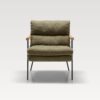 acheter Fauteuil tissu uni 4 (2789) olive Biot - 62x84x77cm - FRANCE CANAPÉ ®