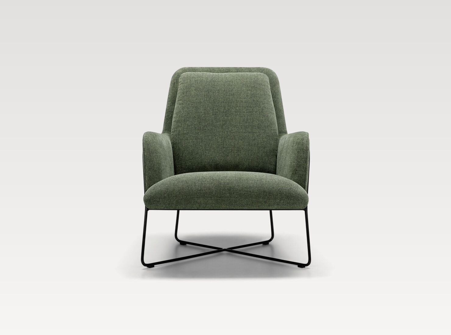 acheter Fauteuil tissu chenille 9 (0819-324040) green Olivier - 73x96x85cm - FRANCE CANAPÉ ®