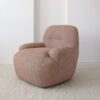 acheter Fauteuil tissu chenille 4 Dusty Pink URVILLE - 88x80x74cm - FRANCE CANAPÉ ®