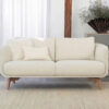 acheter Canapé 2 places tissu chenille 1 cream MÉDAN - 183x91x82cm - FRANCE CANAPÉ ®